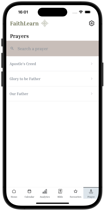prayer faithlearn